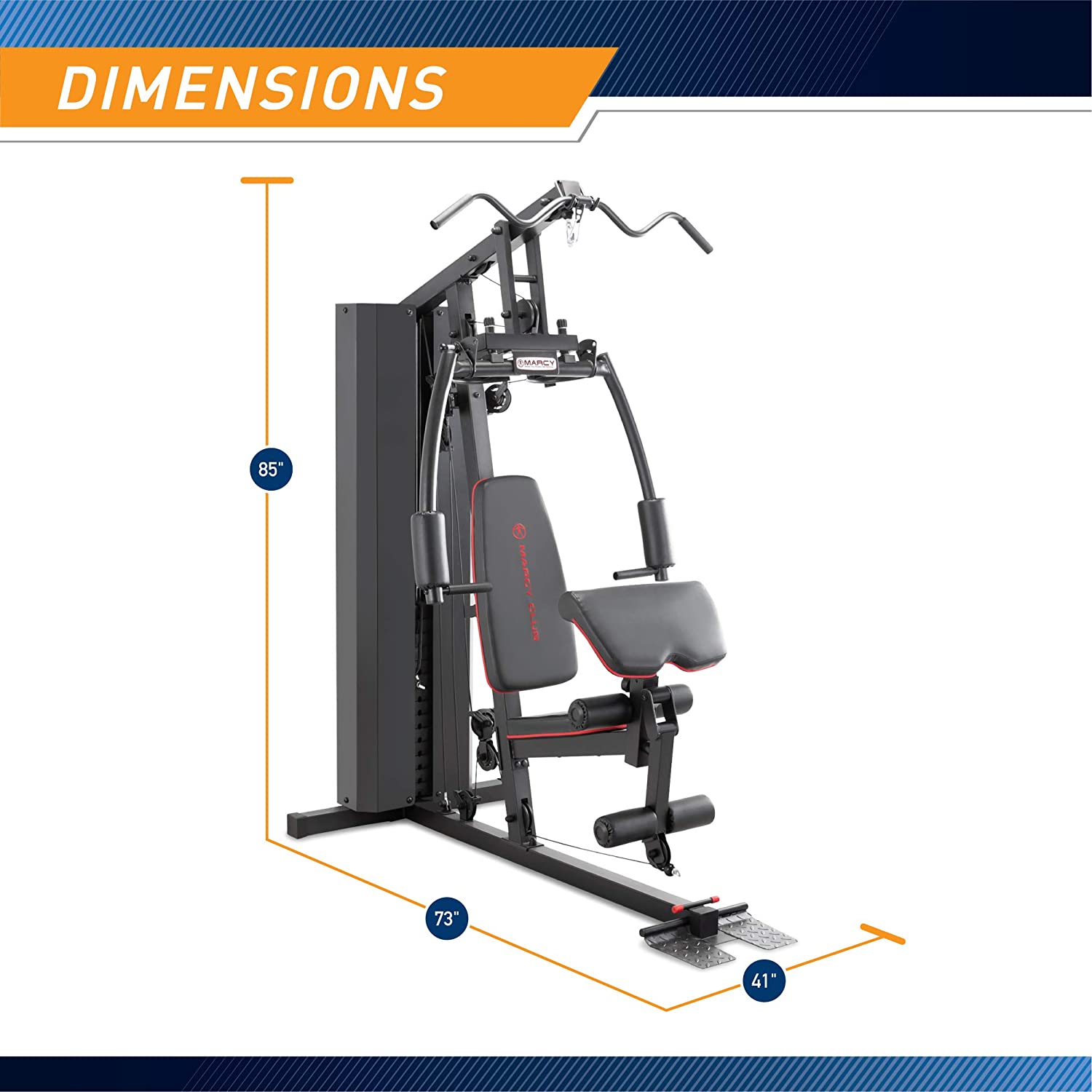 Marcy Club 200lb Home Gym | MKM-81010 | Discount Liquidation Warehouse